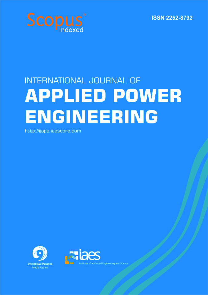International Journal of Applied Power Engineering (IJAPE)